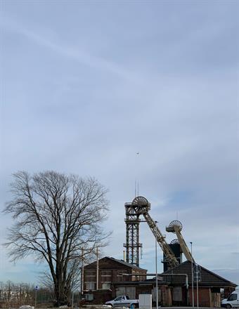 Denkmalgeschützter Förderturm in Neukirchen-Vluyn 
